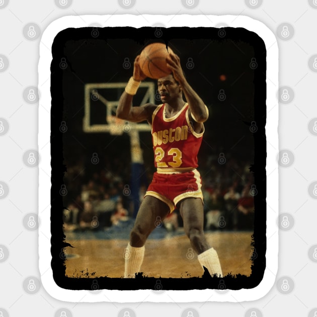 Calvin Murphy /// Calvin Murphy Vintage Design Of Basketball /// 70s Sticker by Statman Sports